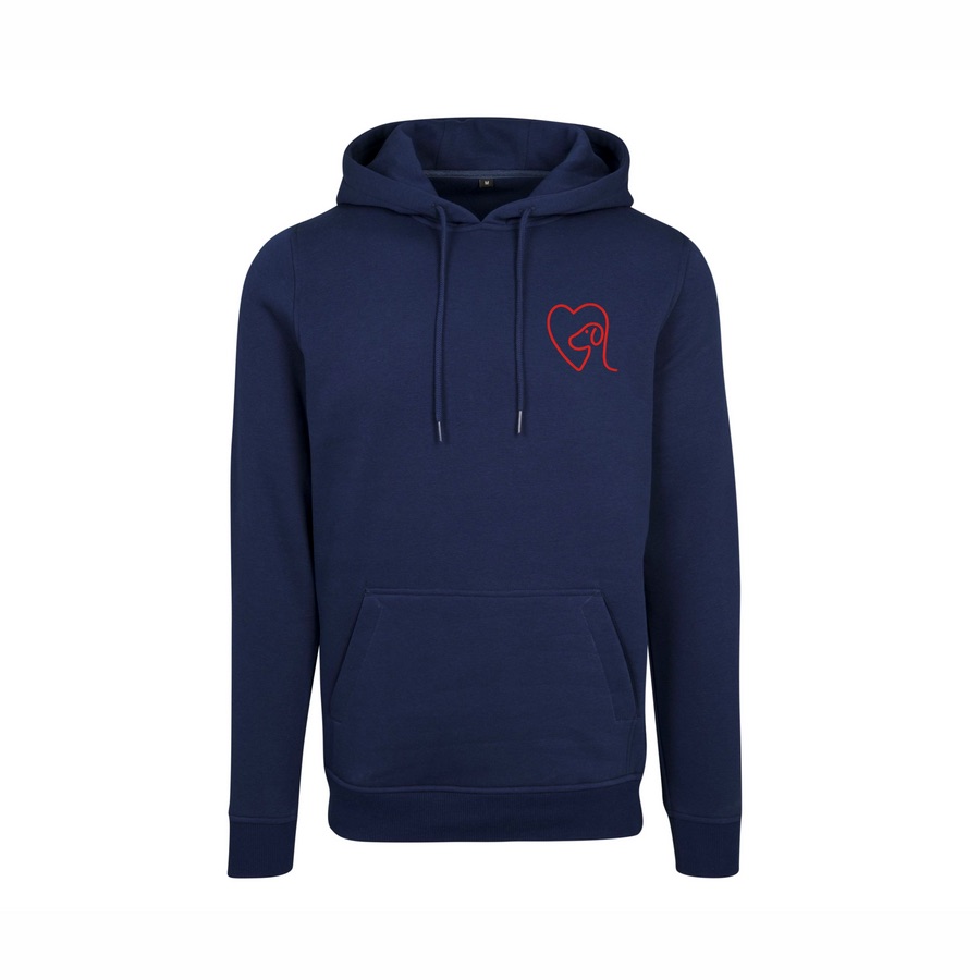Heavy Hoodie Light Navy – Vorderseite