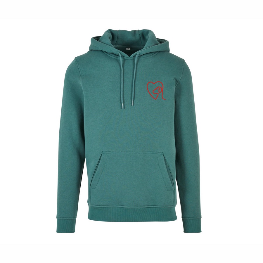 Heavy Hoodie Pale Leaf – Vorderseite